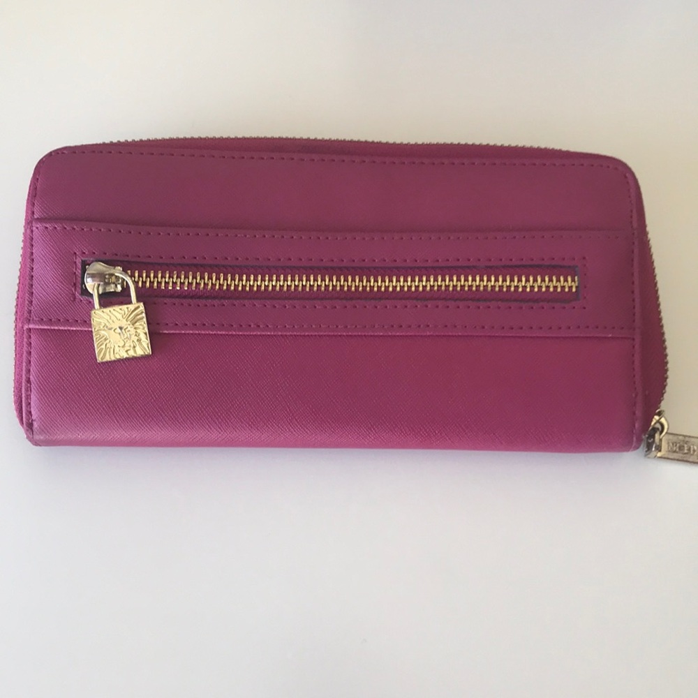 Anne Klein Pink & Gold Long Wallet